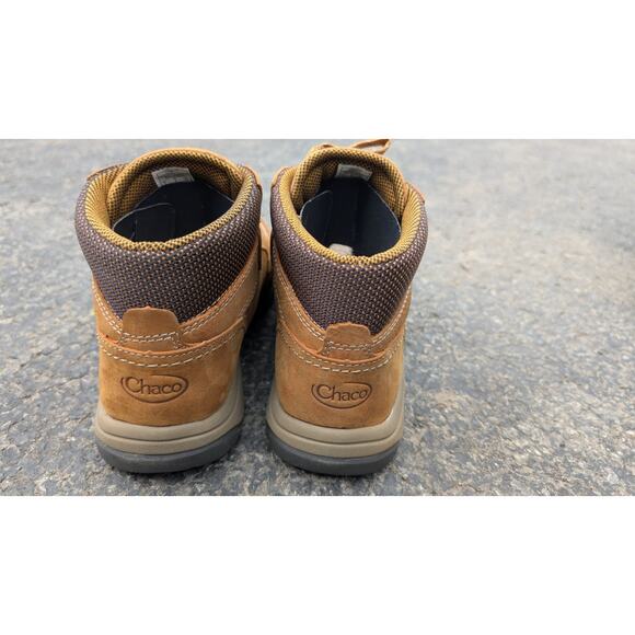 Chaco Jaeger Mens Chukka Boot Sz 7 Leather Full Grain Sneaker Hiking Performance - Picture 2 of 9